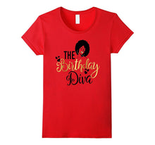 Black Girl Magic Birthday Diva Shirt Gold Party Gift