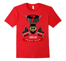 #7 Birthday T-Shirt - 2010 Draft Pick Hockey Birthday TShirt