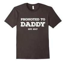 Mens Promoted to Daddy T-Shirt Established 2017 Father's Day Gif