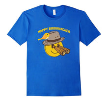 Happy Birdwatcher T-Shirt - Bird Watching Birding Smiley