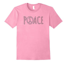 PEACE SIGN Shirt Graphic Art Retro Hippy Love Harmony
