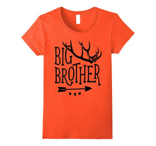 Big Brother Shirt Tribal Arrow Deer Antlers Kids Son Boys
