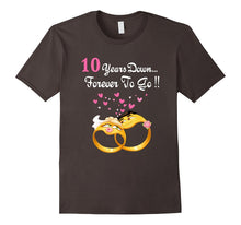 10 Years Anniversary Gift 10th Wedding Married Couple Shirt
