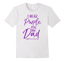 I Wear Purple for My Dad Pancreatic Cancer Awareness Shirt