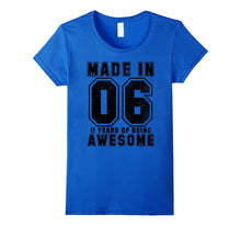 11th Birthday Gift T-Shirt Made in 06 Tee 11 Yrs Old Gift