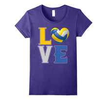 Love Voleyball Heart Best Fun Birthday Gift T-Shirt