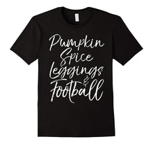 Pumpkin Spice Leggings and Football Shirt Vintage Fall Tee