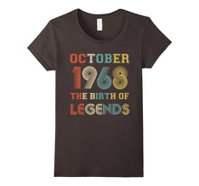 October 1968 the Birth of Legends Birthday T-Shirt