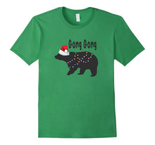 Gong Gong Bear Christmas PJ Shirt Matching Santa Hat Light