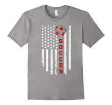 American Flag for Soccer Ball American T-Shirt