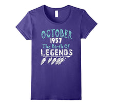 60 Year Old Shirt. Gift for Birthday October 1957 Shirt