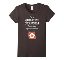 Quilting Grandma Like a Regular Grandma Only Cooler T-Shirt