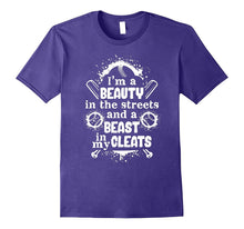 I'm a Beauty in the Streets Beast Cleats Softball T-Shirt