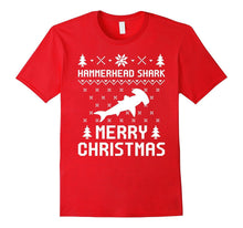 Hammerhead Shark Christmas T-Shirt, Ugly Christmas Sweater