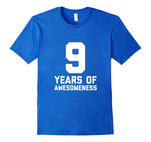 9th Birthday Shirt Gift Age 9 Year Old Boy Girl Tshirt Tee