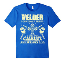 Mens Welder T-Shirt Proud Welder Gift Tee