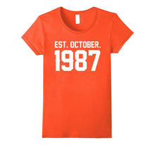 Happy 1987 My 30 Th Birthday Gift Ideas Tshirt for Lover