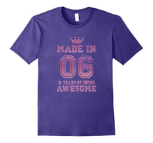 11th Birthday Gift Made in 2006 Awesome Pink T-Shirt