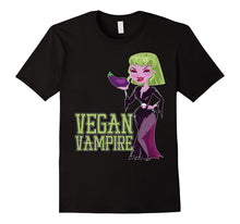 "Vegan Vampire" Halloween Funny Vegetarian Woman's T Shirt