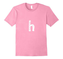 Monogram Letter H Lowercase H T-Shirt Learn Alphabet