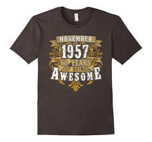November 1957 Birthday 60 Years of Being Awesome Tshirt