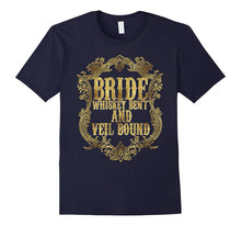 Bride Whiskey Bent Veil Bound Shirt Wedding Hell Bound Gold
