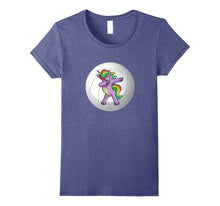 Dabbing Unicorn T-Shirt Funny Volleyball Dab Shirt