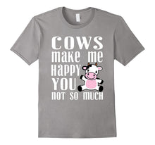 Cow Make Me Happy You Not So Much Cow Lovers Funny Sarcastic