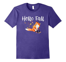 Fox T-Shirt Thanksgiving Fall Autumn TShirt Hello Fall Shirt
