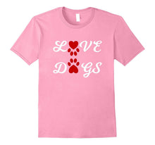 Love Dogs Paw Print Heart T-Shirt