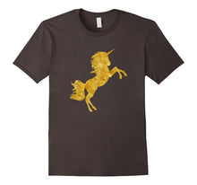Kids Gold Bling Unicorn Gift T-Shirt - Girls Shirt