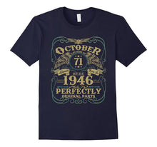 Legend October 1946 Vintage Gift Ideas 71th Birthday T-Shirt