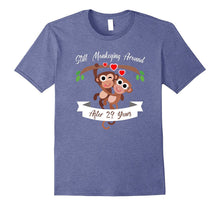 29th Wedding Anniversary T-Shirt Funny Monkey Couple Tee