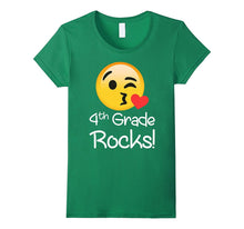 4 Th Grade Rocks Emoji Shirt Funny Fourth Graders & Teachers