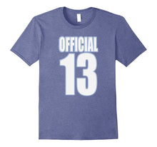 13th Birthday T-Shirt Official Teenager Novelty Tee