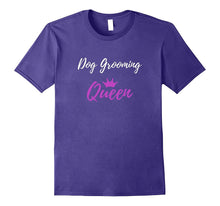 Dog Grooming Queen T-Shirt Funny Dog Groomer Gift Shirt