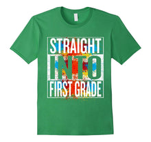 Straight Into First Grade T-Shirt Back to School Tee