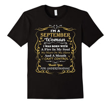 Funny I'm a September Woman Birthday T-Shirt Gift