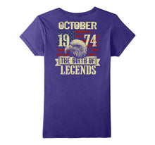 1974 OCTOBER OCT the Birth of Legends 43 Years Old Backside