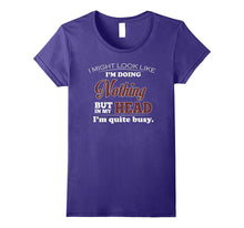 Doing Nothing but Quite Busy Funny Graphic T-Shirt Men Women