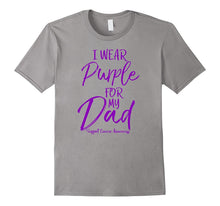 I Wear Purple for My Dad Pancreatic Cancer Awareness Shirt
