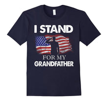 I Stand for My Grandfather Veteran American Flag Shirts