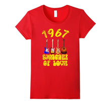 1967 Summer of Love Guitar Band Music T-Shirt Vintage Retro