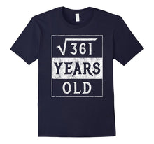 19th Birthday Gift Square Root 19 Yr Years Old Funny Shirt