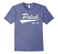35th Birthday Gift Shirt Polish Since 1982 35 Years Old Tee