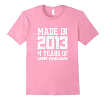 4th Birthday Shirt Gift Age 4 Year Old Boy Girl Tshirt Tee