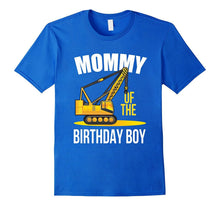 Mommy of the Birthday Construction Theme Boy's T-Shirt