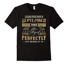Born in September 1999 Legends 18th Birthday Gift 18 Shirt