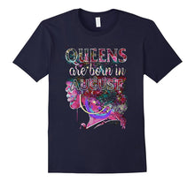August Queens, Colorful Birthday Shirt