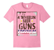 4 Wheelin Beers Guns Freedom Patriotic T-Shirt